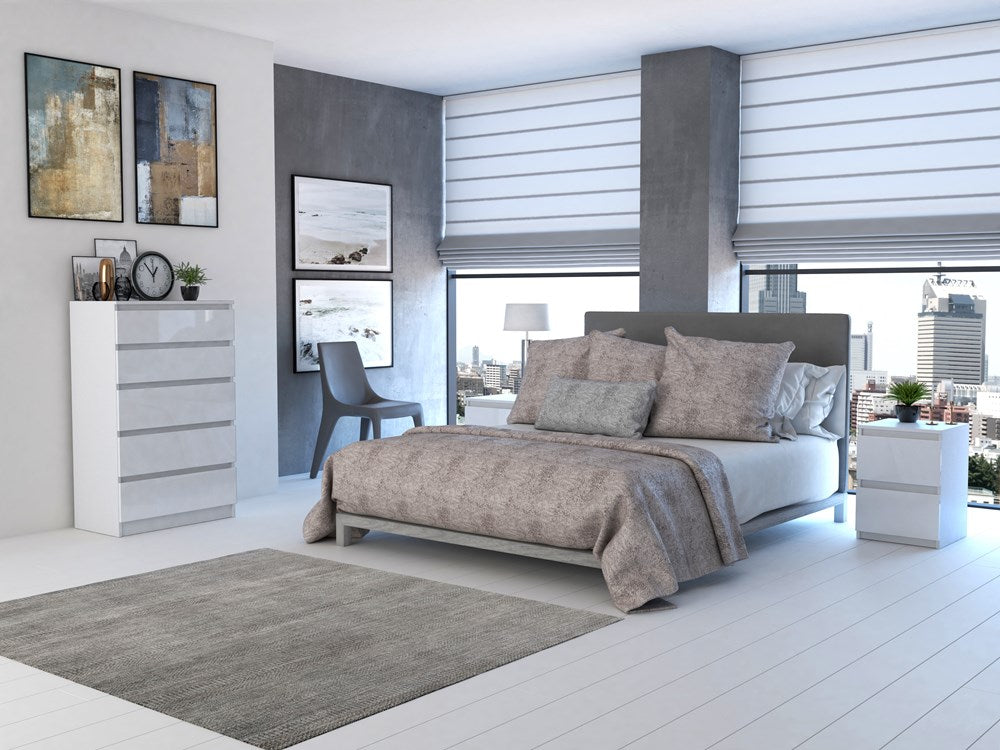 KOMODA MALWA M5 - BIEL POŁYSK