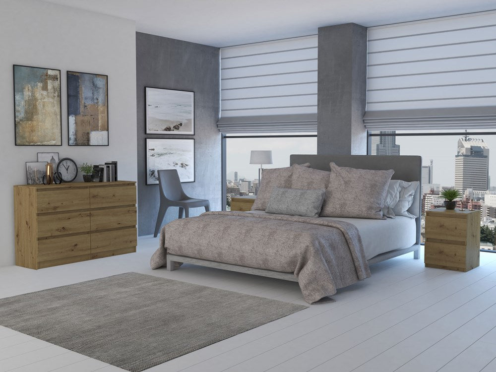 KOMODA MALWA M6 120 400 - DĄB ARTISAN