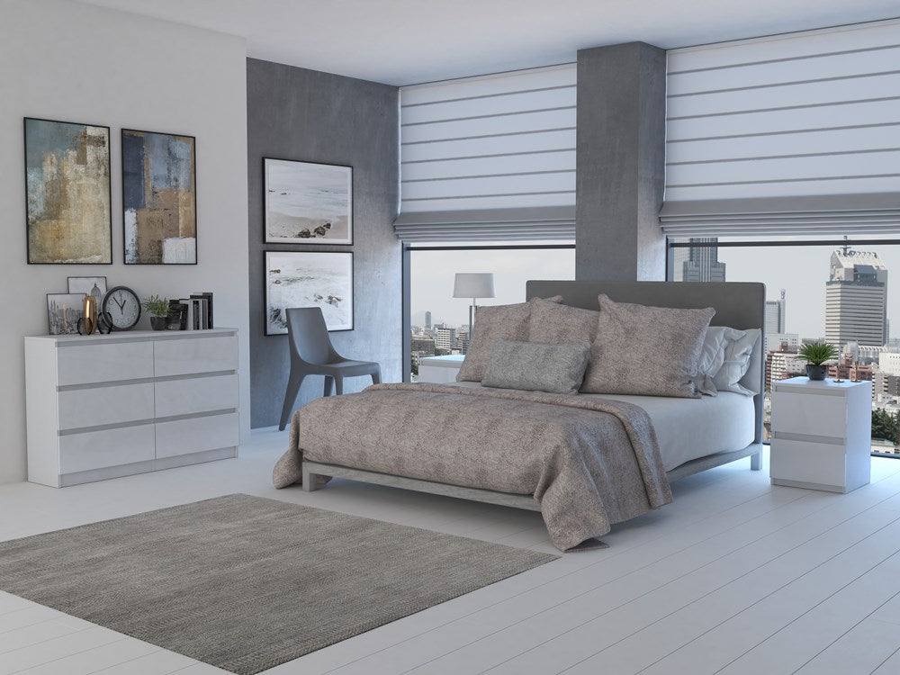 KOMODA MALWA M6 120 - BIEL POŁYSK