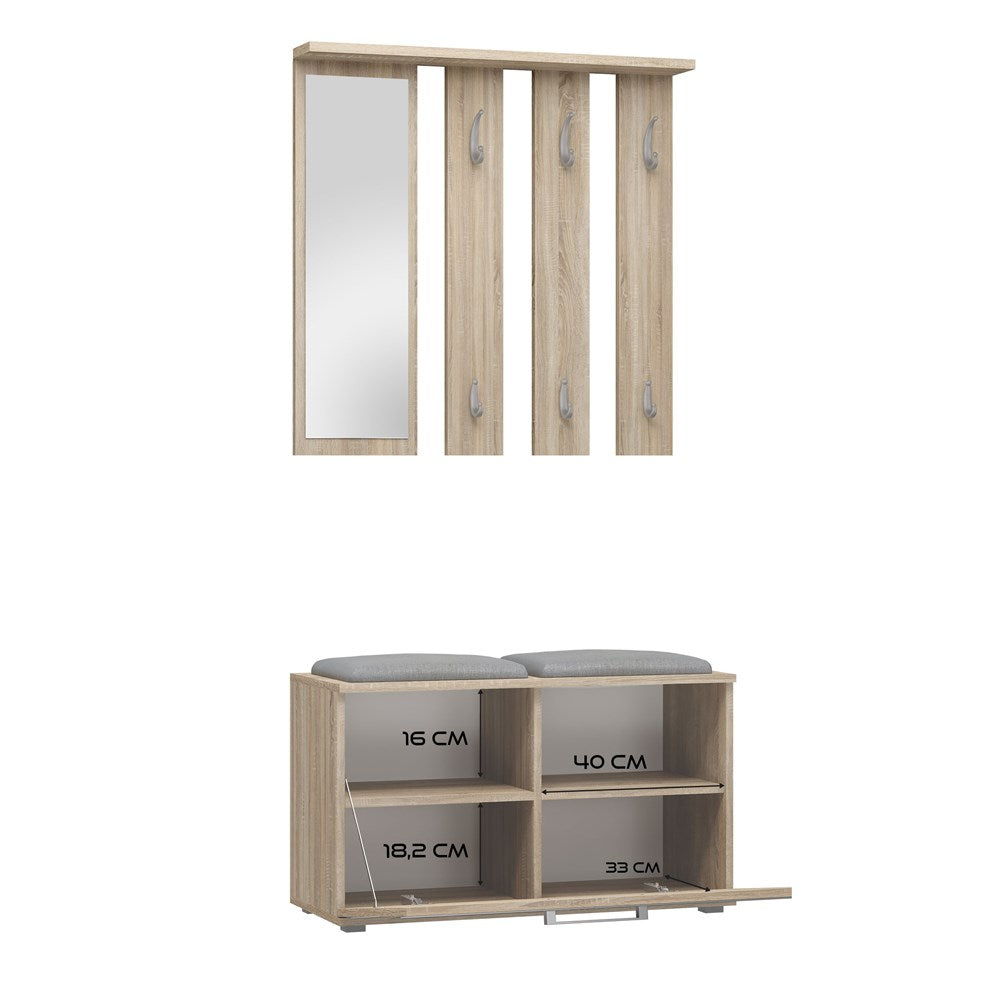 GARDEROBA OPAL - DĄB SONOMA