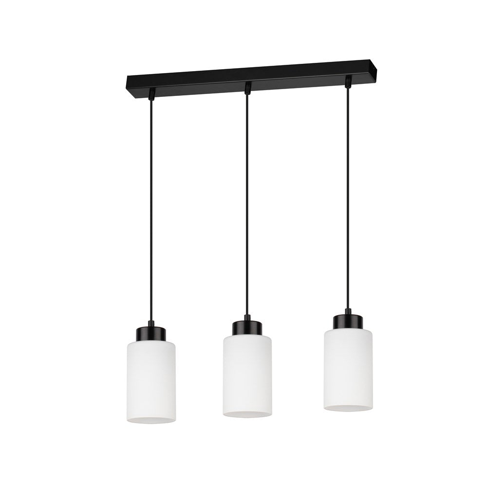 Bosco Lampa Wisząca 3xE27 Max.60W Czarny/Biały