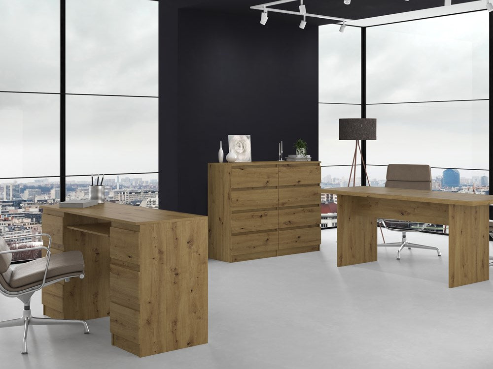 KOMODA MALWA M8 120 - DĄB ARTISAN