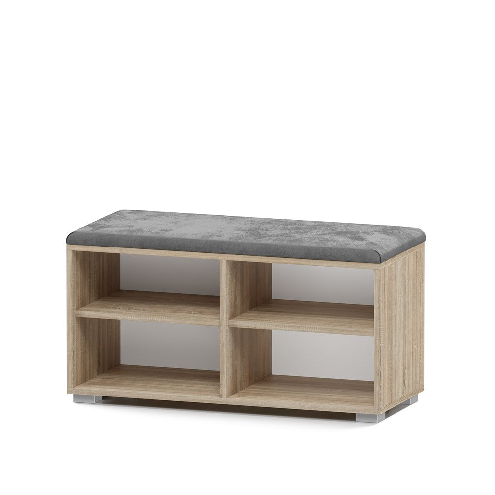 SZAFKA NA BUTY SIEDZISKO OPAL 4P DĄB SONOMA