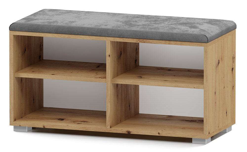 SZAFKA NA BUTY SIEDZISKO OPAL 4P DĄB ARTISAN