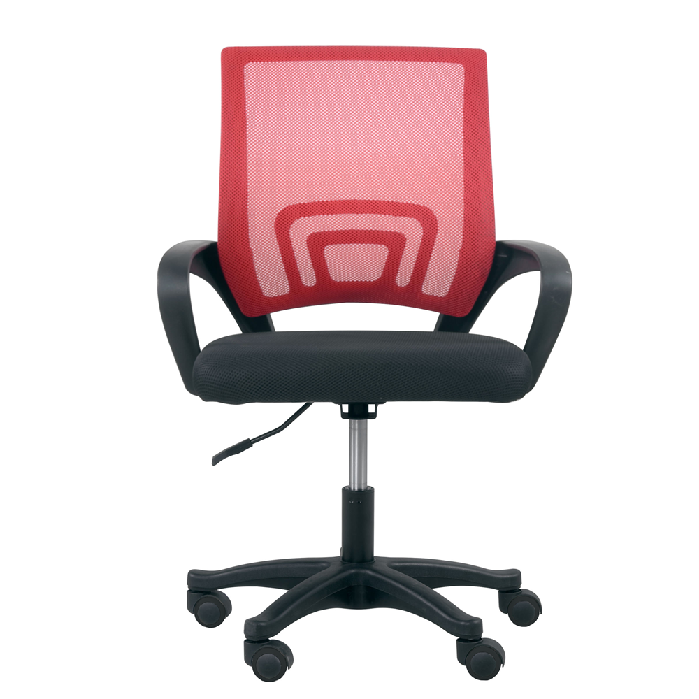 FOTEL OBROTOWY MORIS - CZERWONY