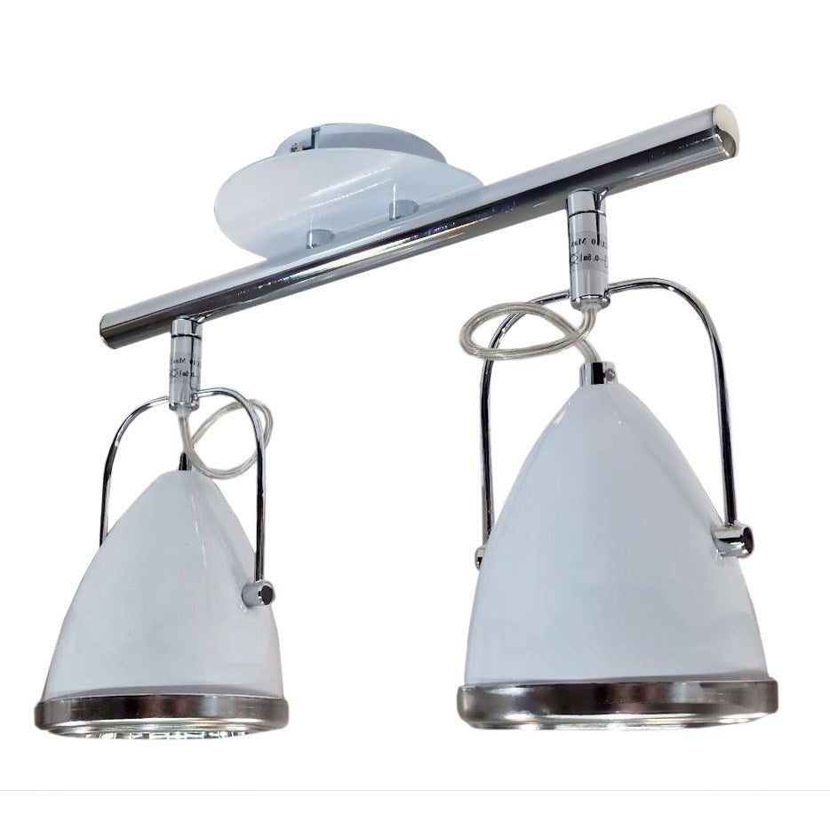 Oliver Lampa Sufitowa Incl.2xGU10 LED 5,5W Biały/Chrom