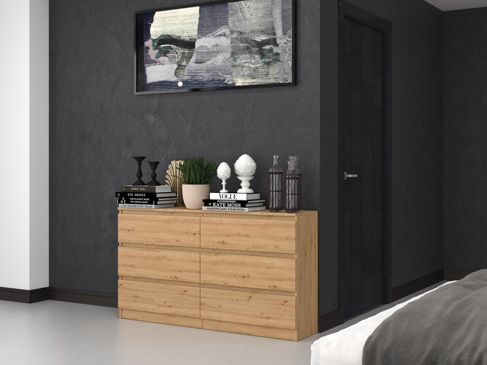 KOMODA MALWA M6 140 - DĄB ARTISAN