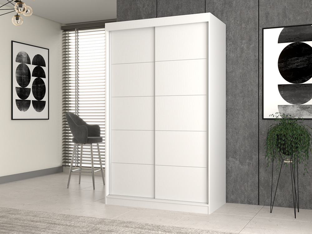 SZAFA IGA 120 - BIEL ZE SZPROSAMI