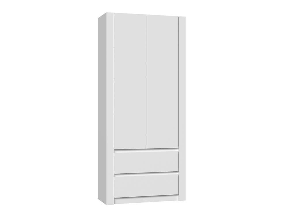 SZAFA GARDEROBA 2 SZUFLADY 90 CM DEKO 2D2S BIEL