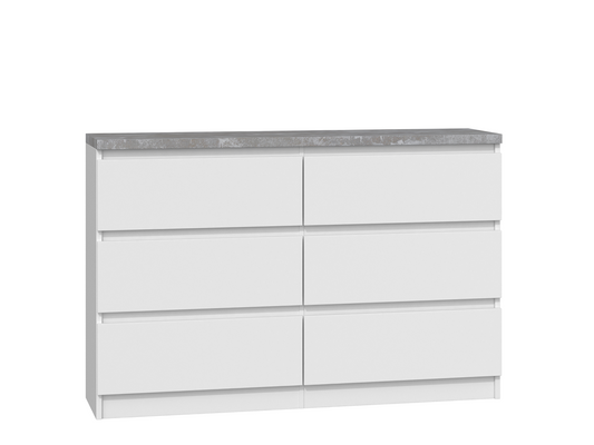 KOMODA MALWA M6 120 - BIEL BETON