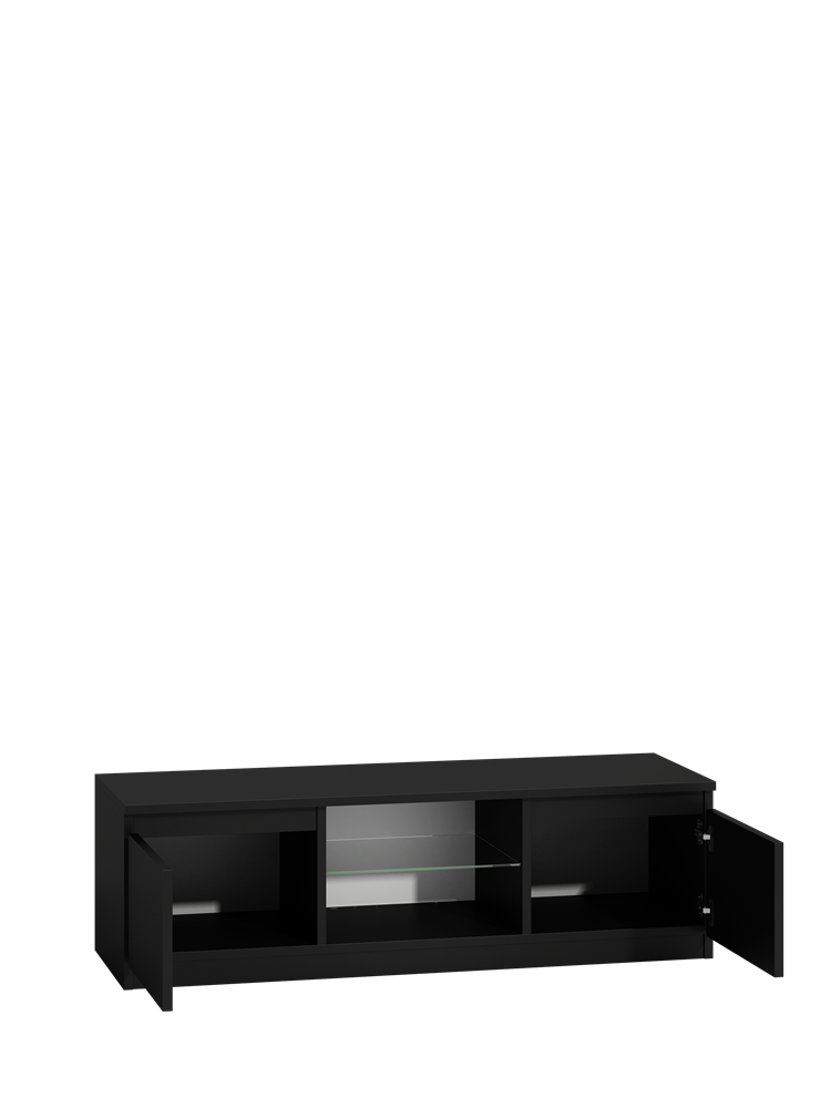 STOLIK RTV 120 - CZERŃ POŁYSK