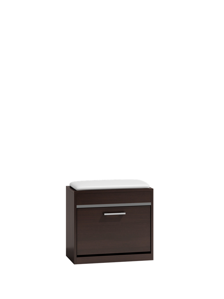 SZAFKA NA OBUWIE BUTY SIEDZISKO SCHOWEK MILANO WENGE