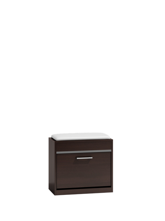 SZAFKA NA OBUWIE BUTY SIEDZISKO SCHOWEK MILANO WENGE