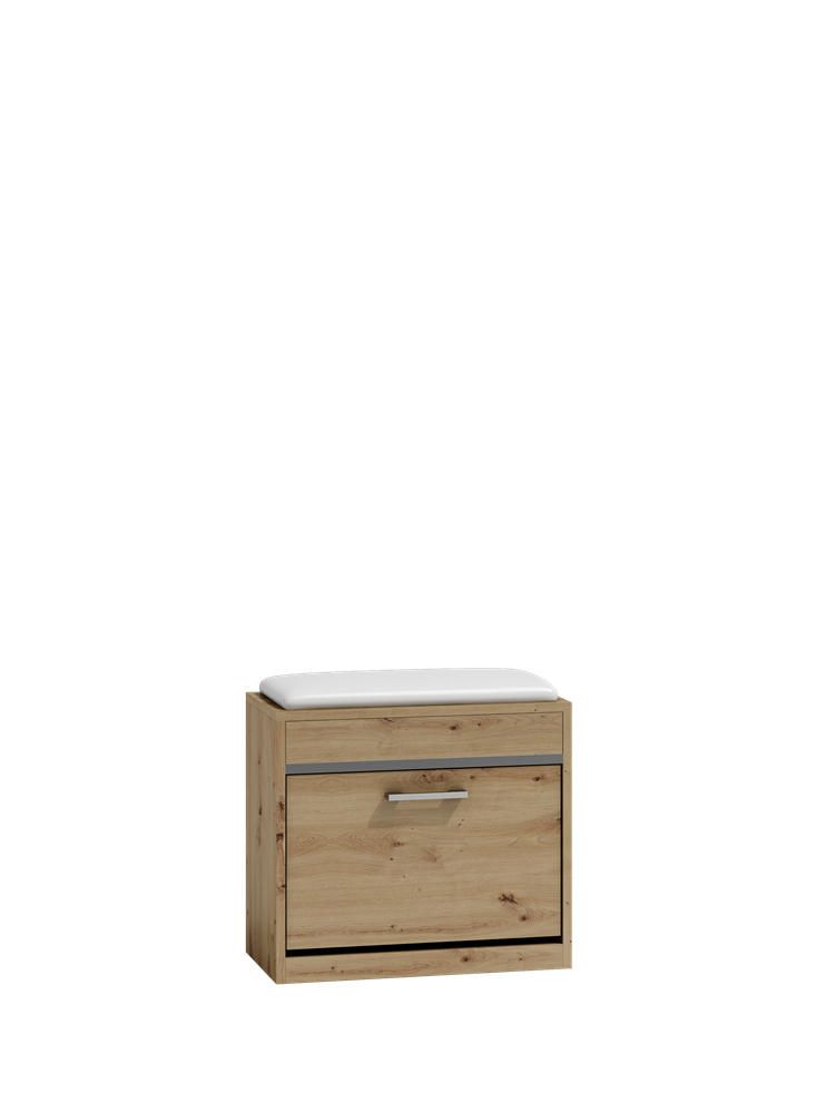 SZAFKA BUTY SIEDZISKO SCHOWEK MILANO DĄB ARTISAN