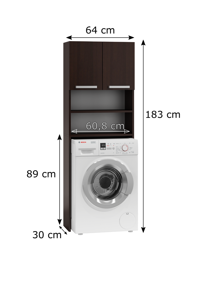 SZAFKA ŁAZIENKOWA POLA - WENGE