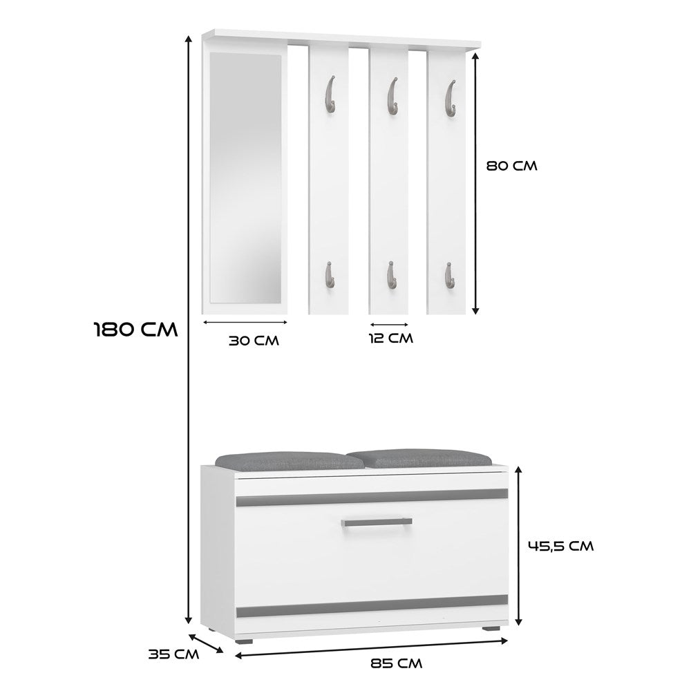 GARDEROBA OPAL  - BIEL